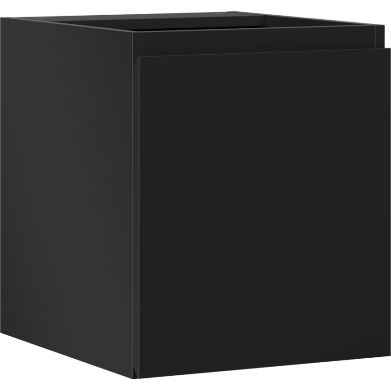 Mexen Orio vonios kambario spintelė po praustuvu 40 cm, 1 durys, juoda matinė - 91A11-04047-1-BF71