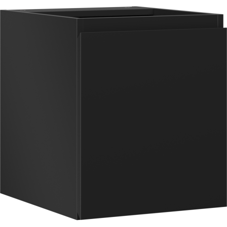 Mexen Orio vonios kambario spintelė po praustuvu 40 cm, 1 durys, juoda matinė - 91A11-04047-1-BF71