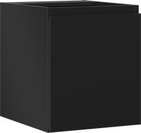 Mexen Orio vonios kambario spintelė po praustuvu 40 cm, 1 durys, juoda matinė - 91A11-04047-1-BF71