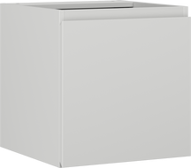 Mexen Orio vonios spintelė po praustuvu 45 cm, 1 durys, pilka mat - 91A11-04547-1-BF62