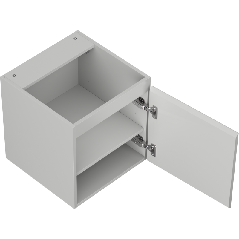 Mexen Orio vonios spintelė po praustuvu 45 cm, 1 durys, pilka mat - 91A11-04547-1-BF62