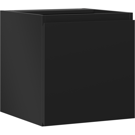 Mexen Orio vonios spintelė po praustuvu 45 cm, 1 durys, juoda matinė - 91A11-04547-1-BF71