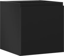 Mexen Orio vonios spintelė po praustuvu 45 cm, 1 durys, juoda matinė - 91A11-04547-1-BF71