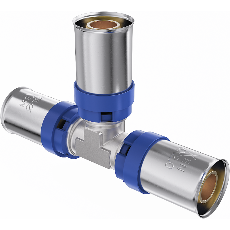 Mexen PEX-P užspaudžiamas trišakis, presuojamas PEX 25 x 25 x 25 - W97130-252525-00