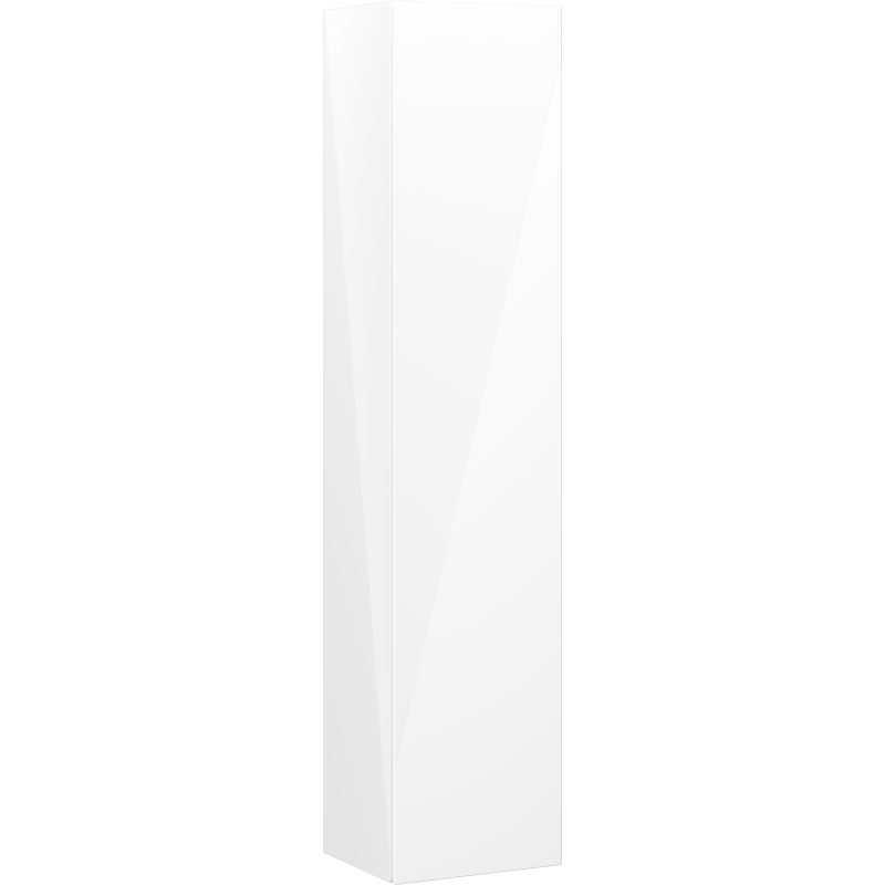 Mexen Orio vonios spintelė 35 cm, 1 durys, balta blizgi - 91A11-03016-1-BF00
