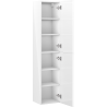 Mexen Orio vonios spintelė 35 cm, 2 durys, baltas blizgus - 91A11-03016-2-BF00