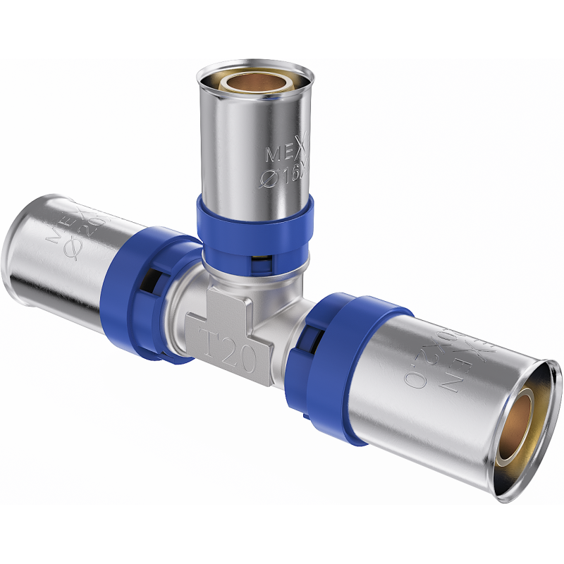 Mexen PEX-P redukcinė užspaudžiama trišakė jungtis PEX 32 x 25 x 32 - W97131-322532-00