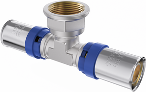 Mexen PEX-P presuojamas trišakis, prispaudžiamas PEX 20 x 3/4 GW x 20 - W97132-2034F20-00