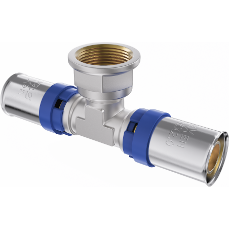 Mexen PEX-P presavimo trišakis, užspaudžiamas PEX 25 x 3/4 GW x 25 - W97132-2534F25-00