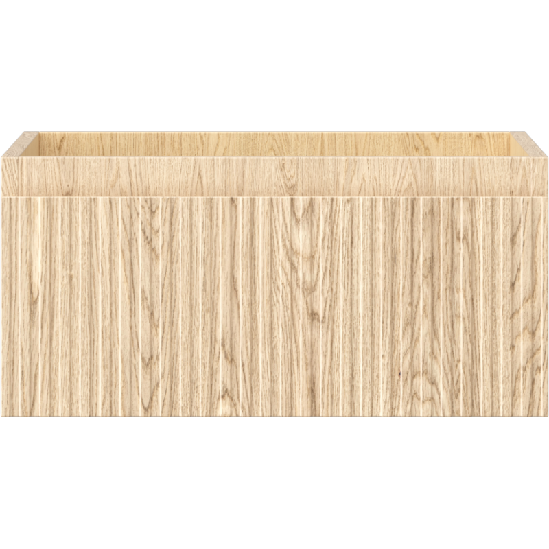 Mexen Rivel vonios spintelė po praustuvu 50 cm, 1 stalčius, rievėtas, ąžuolas - 91A20-05023-1-BF81