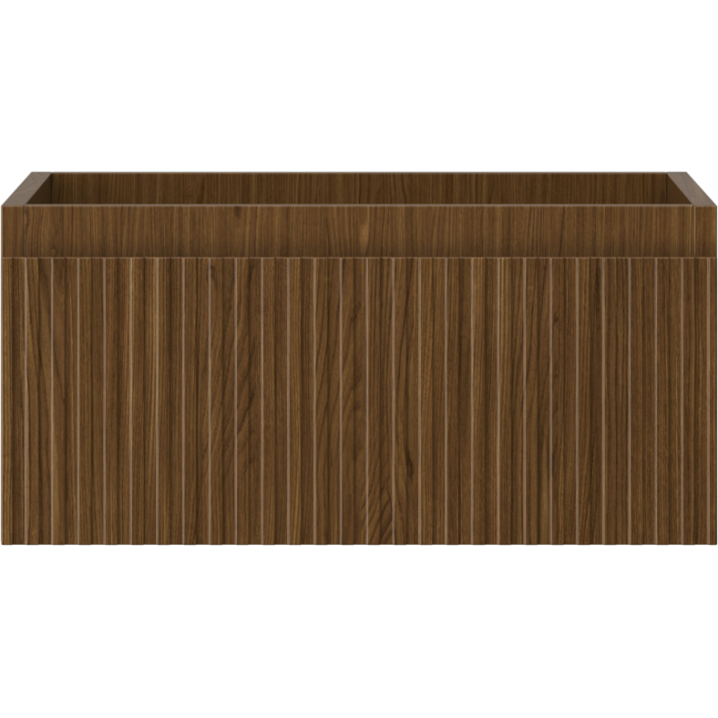 Mexen Rivel vonios spintelė po praustuvu 50 cm, 1 stalčius, grioveliai, riešutas - 91A20-05023-1-BF86