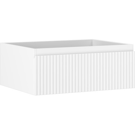 Mexen Rivel vonios spintelė po praustuvu 60 cm, 1 stalčius, grioveliai, balta matinė - 91A20-06023-1-BF01