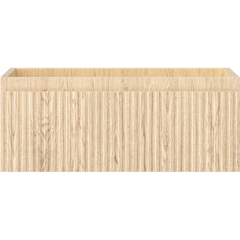 Mexen Rivel vonios spintelė po praustuvu 60 cm, 1 stalčius, gofruotas, ąžuolas - 91A20-06023-1-BF81