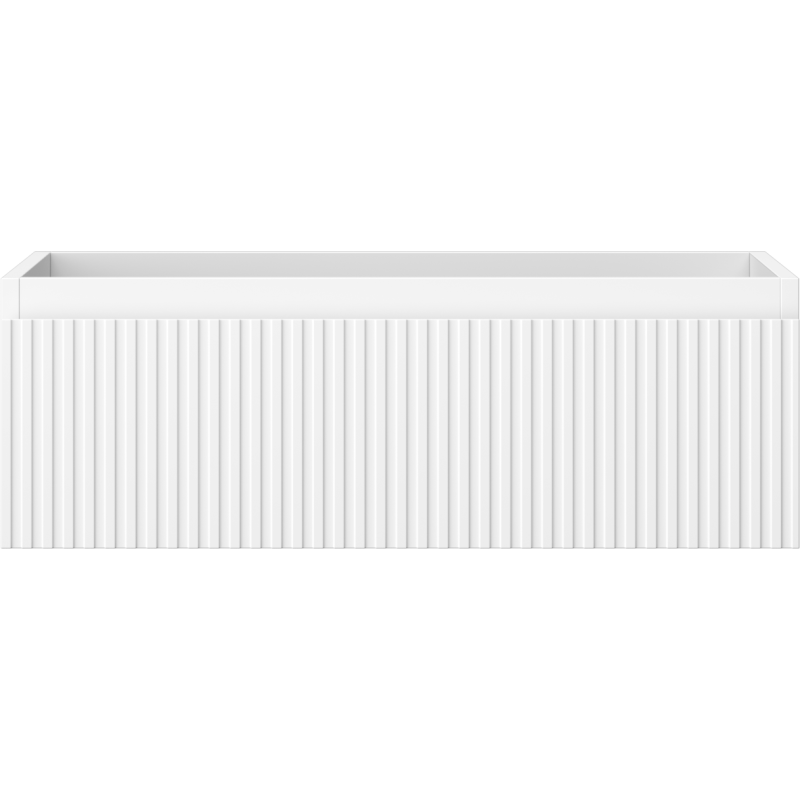 Mexen Rivel vonios spintelė po praustuvu 70 cm, 1 stalčius, grotelinis, matinė balta - 91A20-07023-1-BF01