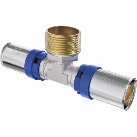 Mexen PEX-P suspaudžiamas trišakis PEX 20 x 3/4 GZ x 20 - W97133-2034M20-00