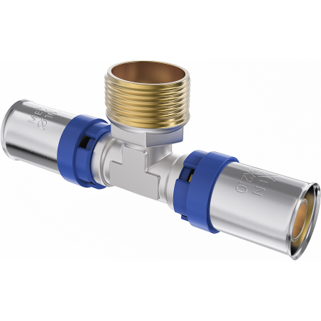 Mexen PEX-P užveržiamas trišakis, presuojamas PEX 20 x 3/4 GZ x 20 - W97133-2034M20-00