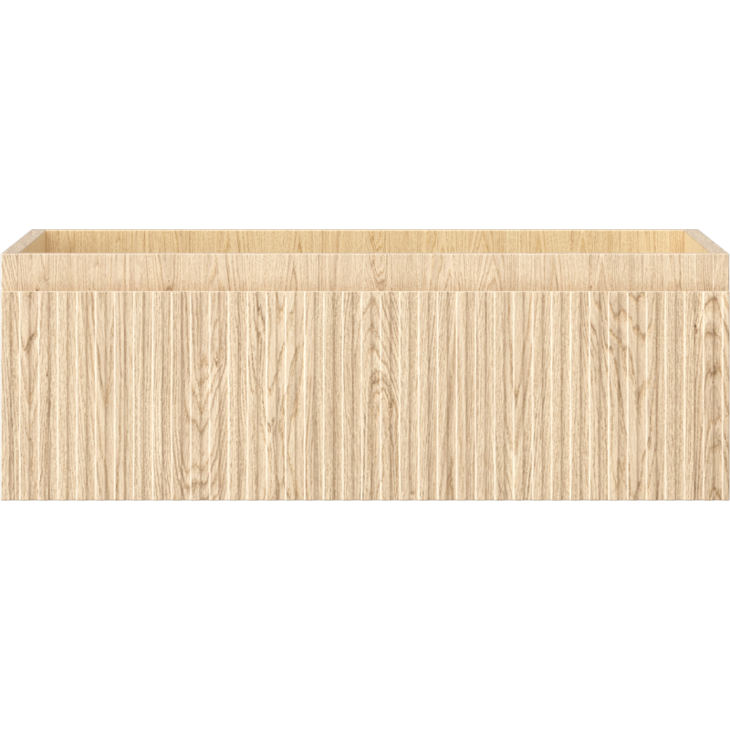 Mexen Rivel vonios spintelė po praustuvu 70 cm, 1 stalčius, rifliuota, ąžuolas - 91A20-07023-1-BF81