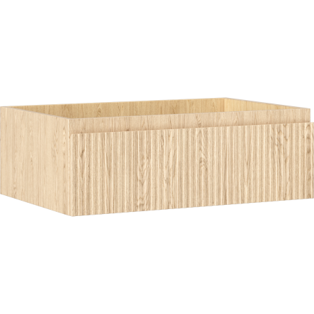 Mexen Rivel vonios spintelė po praustuvu 70 cm, 1 stalčius, rifliuota, ąžuolas - 91A20-07023-1-BF81