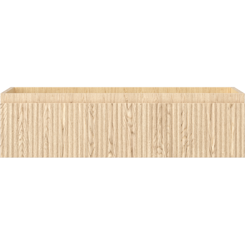 Mexen Rivel vonios veidrodis po kriaukle 90 cm, 1 stalčius, gofruotas, ąžuolas - 91A20-09023-1-BF81