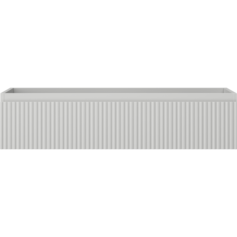 Mexen Rivel vonios spintelė po praustuvu 100 cm, 1 stalčius, grioveliuotas, pilka matinė - 91A20-10023-1-BF62