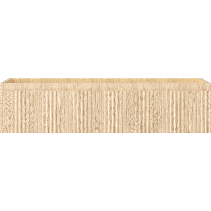 Mexen Rivel vonios kambario spintelė po kriaukle 100 cm, 1 stalčius, grioveliai, ąžuolas - 91A20-10023-1-BF81