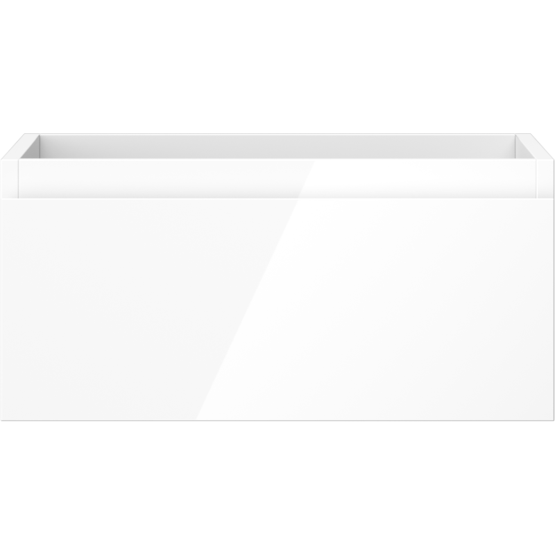 Mexen Orio vonios spintelė po praustuvu 50 cm, 1 stalčius, blizgi balta - 91A10-05023-1-BF00