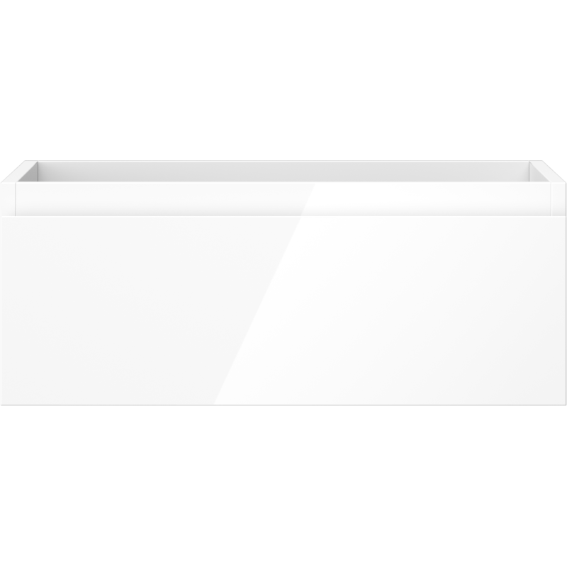 Mexen Orio vonios kambario spintelė po kriaukle 60 cm, 1 stalčius, balta blizgi - 91A10-06023-1-BF00