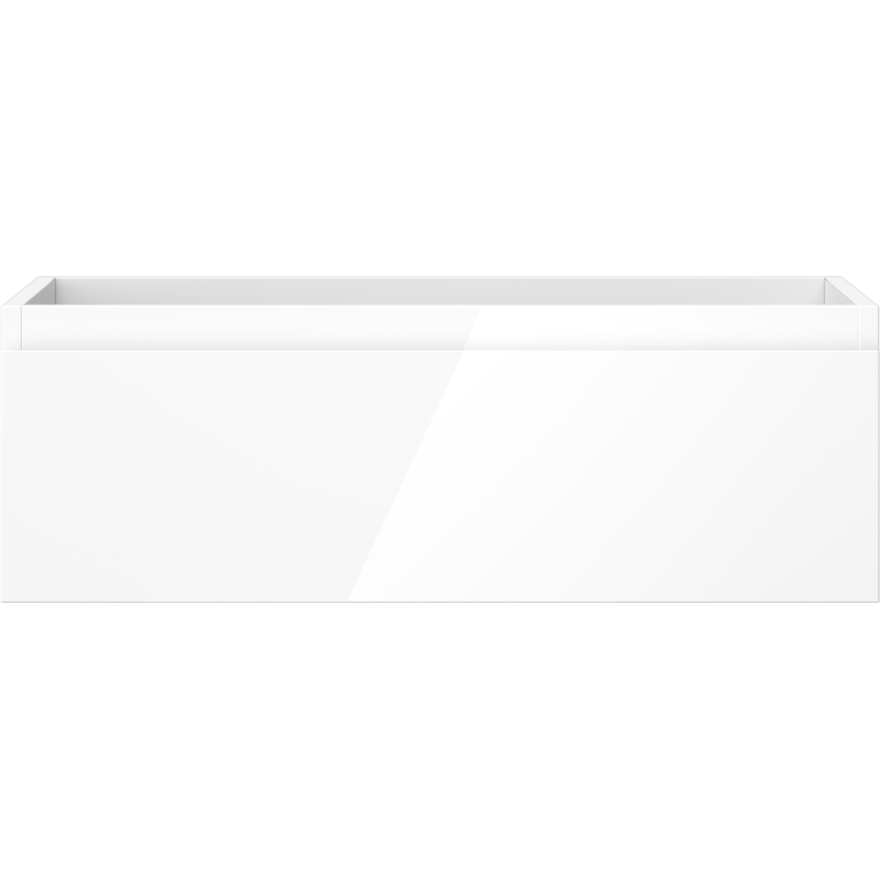 Mexen Orio vonios spintelė po praustuvu 70 cm, 1 stalčius, blizgi balta - 91A10-07023-1-BF00