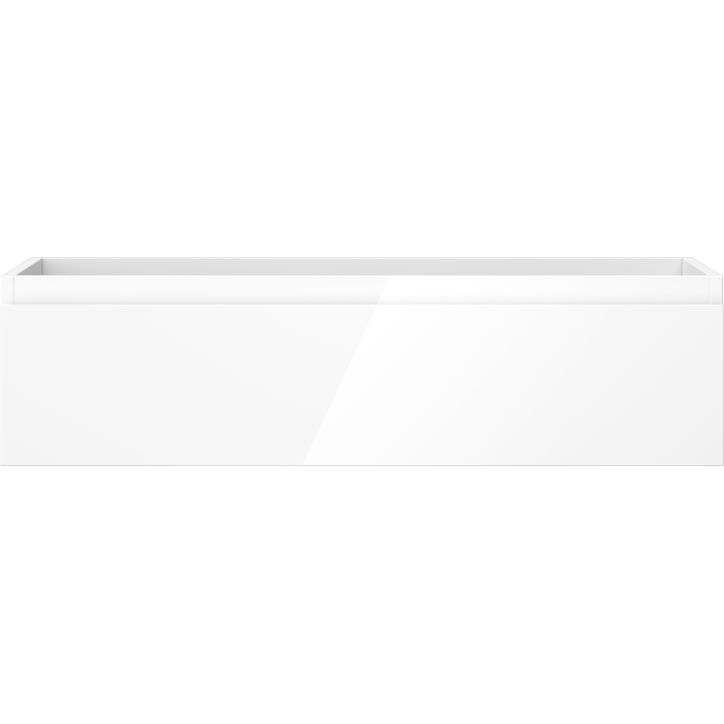 Mexen Orio vonios spintelė po praustuvu 90 cm, 1 stalčius, blizgi balta - 91A10-09023-1-BF00