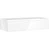 Mexen Orio vonios spintelė po praustuvu 100 cm, 1 stalčius, balta blizgi - 91A10-10023-1-BF00