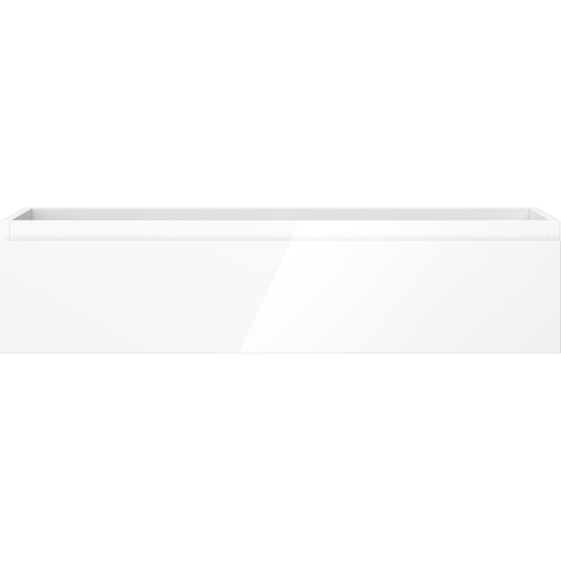 Mexen Orio vonios spintelė po praustuvu 100 cm, 1 stalčius, balta blizgi - 91A10-10023-1-BF00