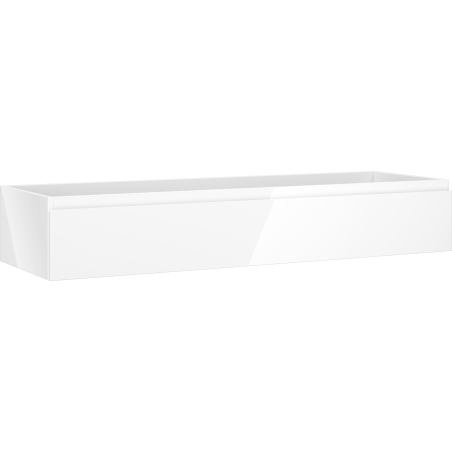 Mexen Orio vonios spintelė po praustuvu 140 cm, 1 stalčius, balta blizgi - 91A10-14023-1-BF00