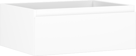 Mexen Orio vonios kambario spintelė po praustuvu 60 cm, 1 stalčius, balta matinė - 91A10-06023-1-BF01