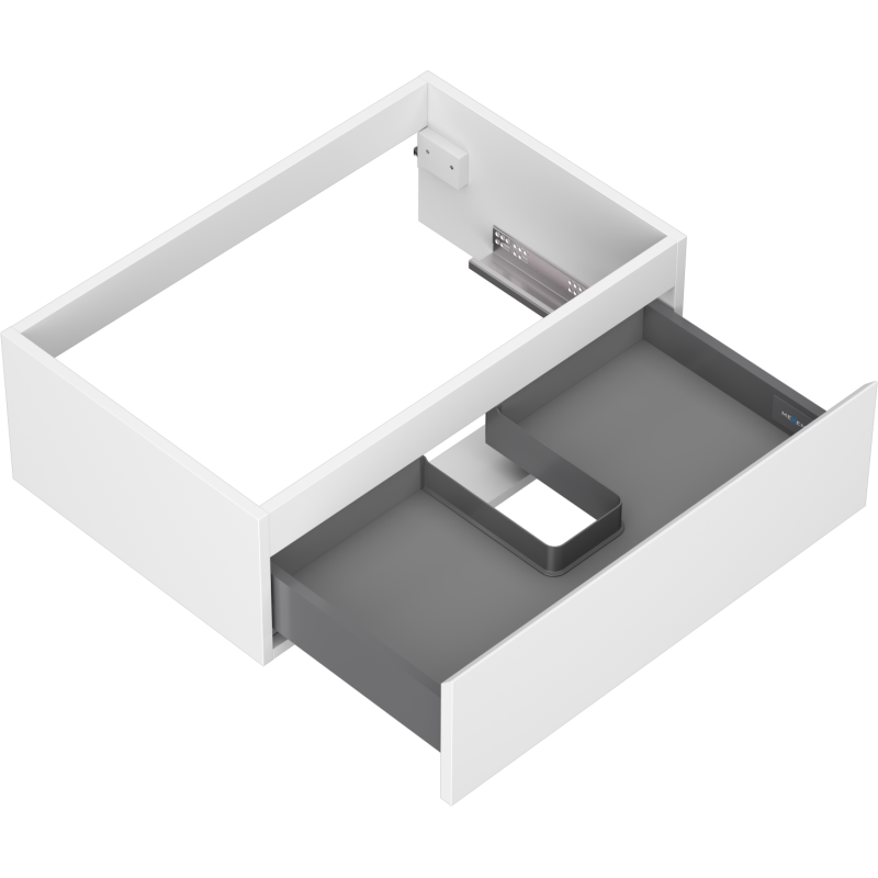 Mexen Orio vonios spintelė po praustuvu 70 cm, 1 stalčius, balta matinė - 91A10-07023-1-BF01