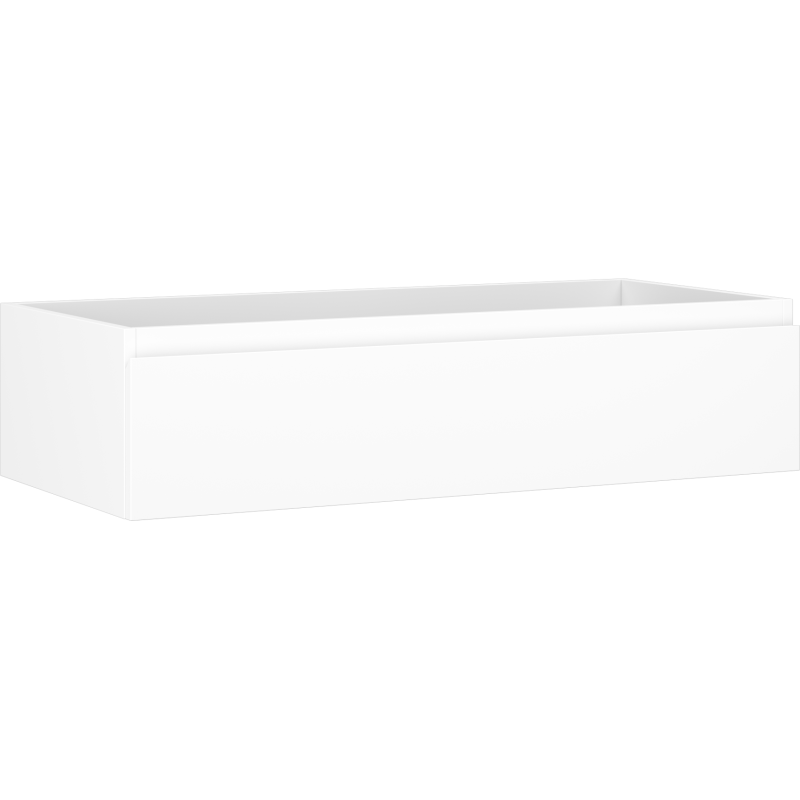 Mexen Orio vonios spintelė po praustuvu 100 cm, 1 stalčius, balta matinė - 91A10-10023-1-BF01