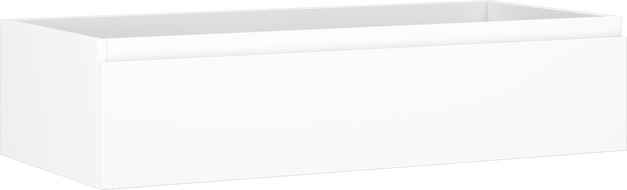 Mexen Orio vonios spintelė po praustuvu 100 cm, 1 stalčius, balta matinė - 91A10-10023-1-BF01