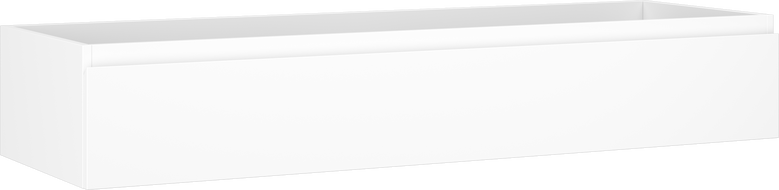 Mexen Orio vonios spintelė po praustuvu 140 cm, 1 stalčius, matinė balta - 91A10-14023-1-BF01
