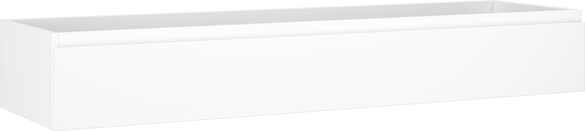 Mexen Orio vonios spintelė po kriaukle 160 cm, 1 stalčius, balta matinė - 91A10-16023-1-BF01
