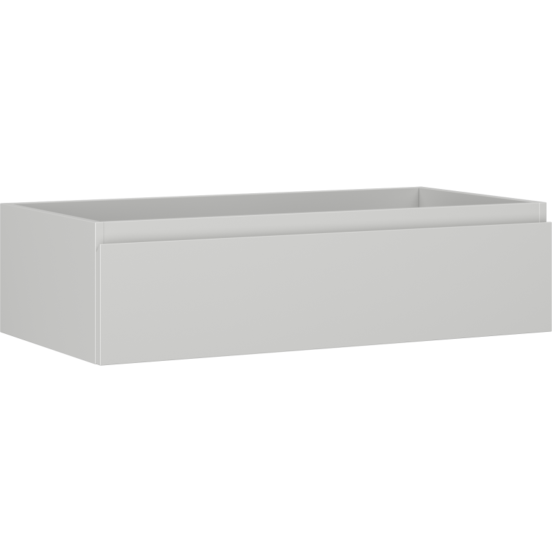 Mexen Orio vonios spintelė po praustuvu 90 cm, 1 stalčius, pilka matinė - 91A10-09023-1-BF62