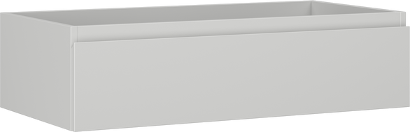 Mexen Orio vonios spintelė po praustuvu 90 cm, 1 stalčius, pilka matinė - 91A10-09023-1-BF62