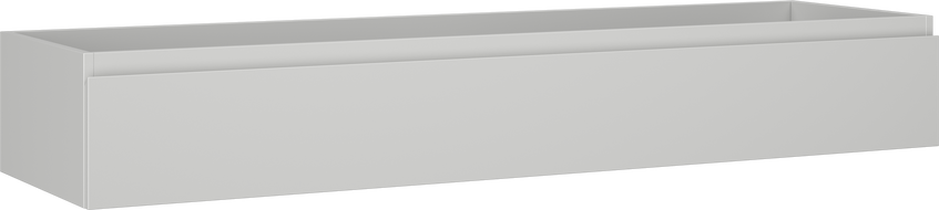 Mexen Orio vonios spintelė po praustuvu, 160 cm, 1 stalčius, pilka matinė - 91A10-16023-1-BF62