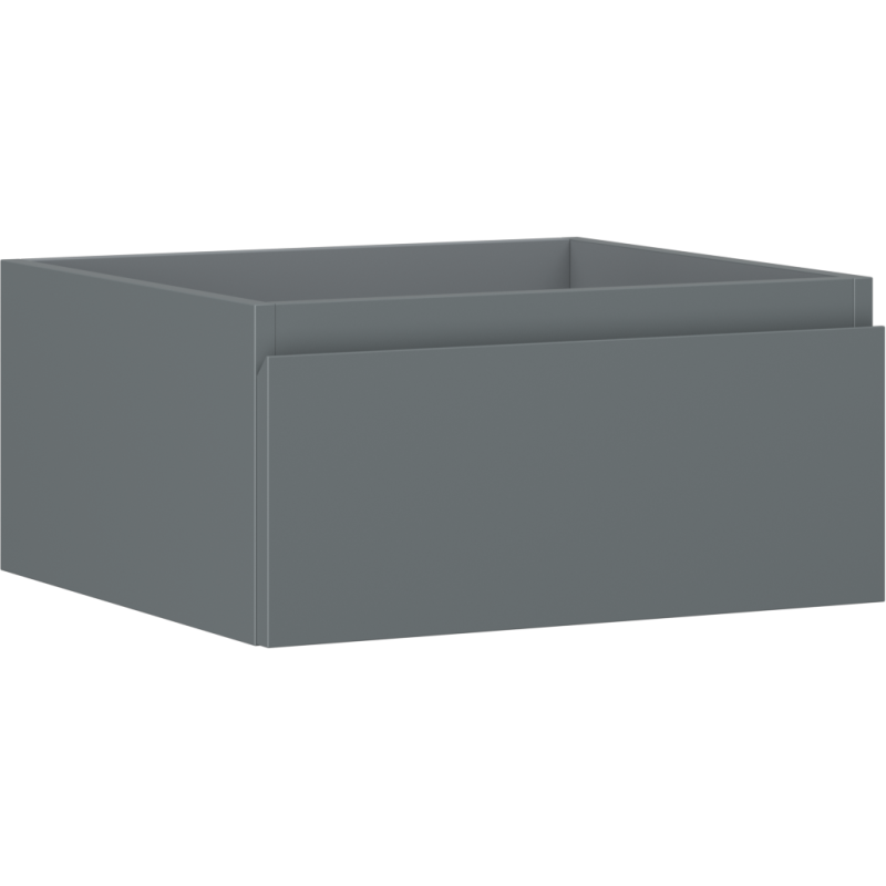 Mexen Orio vonios spintelė su praustuvu 50 cm, 1 stalčius, matinė grafito - 91A10-05023-1-BF66