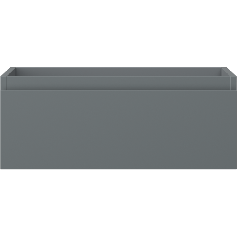 Mexen Orio vonios kambario spintelė po praustuvu 60 cm, 1 stalčius, matinė grafito spalva - 91A10-06023-1-BF66