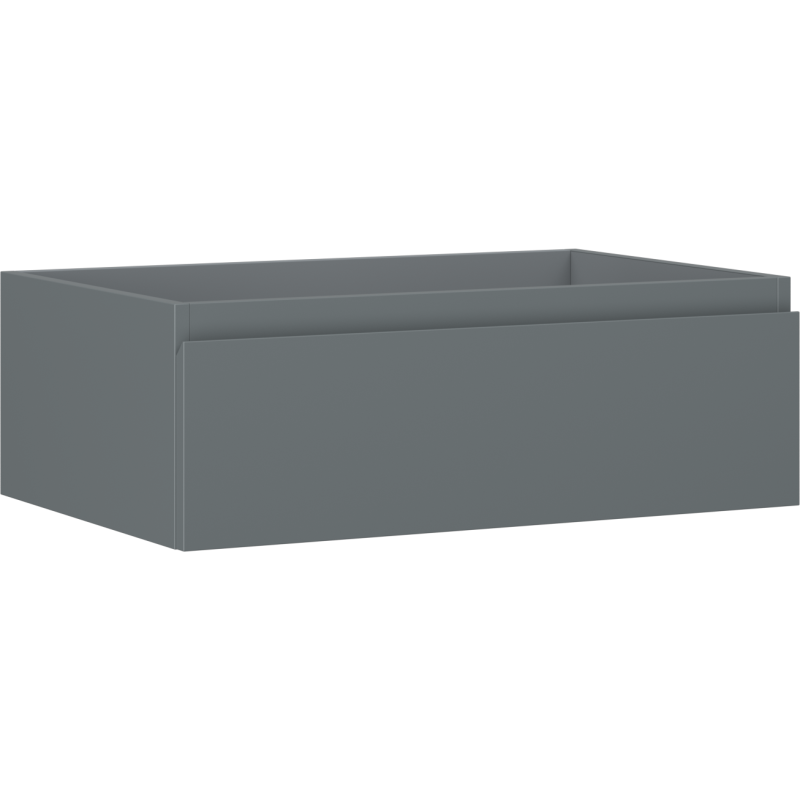 Mexen Orio vonios spintelė po praustuvu 70 cm, 1 stalčius, matinė grafito sp. - 91A10-07023-1-BF66