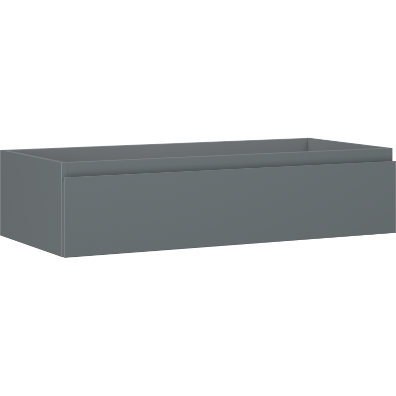 Mexen Orio vonios spintele po kriaukle 100 cm, 1 stalčius, grafito matinė - 91A10-10023-1-BF66