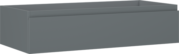 Mexen Orio vonios spintele po kriaukle 100 cm, 1 stalčius, grafito matinė - 91A10-10023-1-BF66