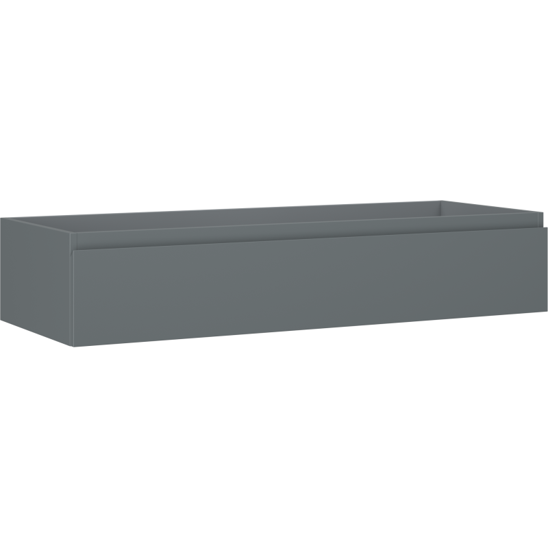 Mexen Orio vonios spintelė po praustuvu 120 cm, 1 stalčius, matinis grafitas - 91A10-12023-1-BF66