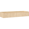 Mexen Rivel vonios spintelė po praustuvu 140 cm, 1 stalčius, briaunota, ąžuolas - 91A20-14023-1-BF81