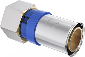 Mexen PEX-P pusiau srieginė spaustukinė jungtis, presuojama PEX 20 x 1/2 GW - W97135-2012F-00