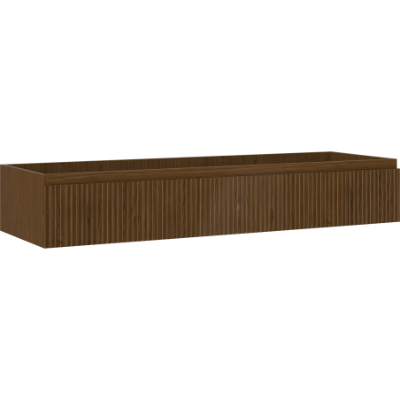 Mexen Rivel vonios spintele po kriaukle 140 cm, 1 stalčius, rifliuotas, riešutas - 91A20-14023-1-BF86